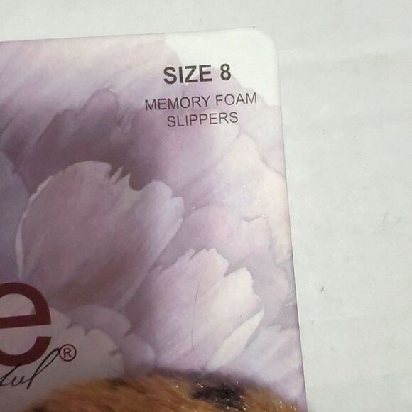 Kensie Leopard Print Soft Fuzzy Memory Foam Slippers 9 - Picture 8 of 11